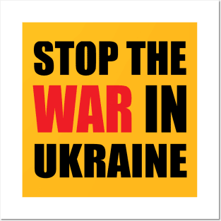 Stop The War In Ukraine Posters and Art